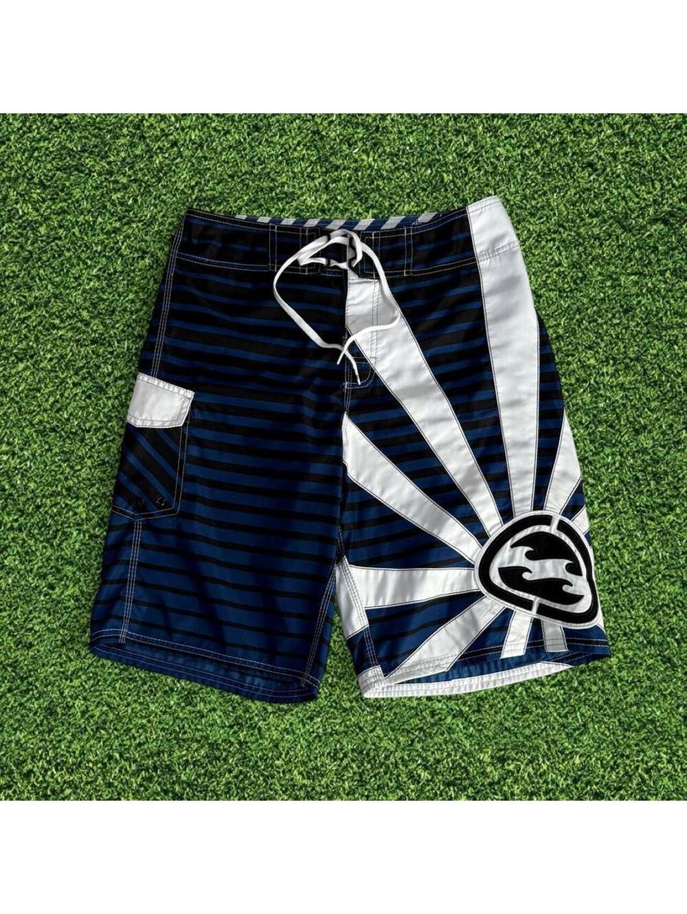 Vintage Billabong Andy Irons Rising Suns Board Shorts Size 32 Surf